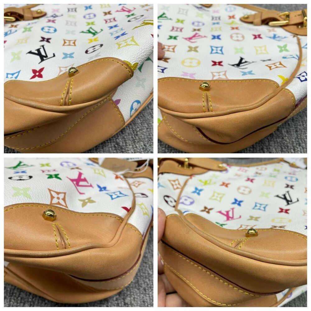 100% Authentic Louis Vuitton Greta Multicolor Hobo Shoulder Bag - Picture 10 of 14